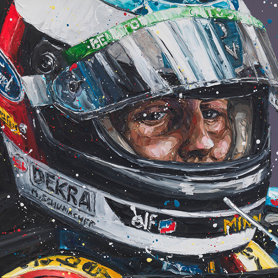 Michael Schumacher 1994 Australian GP Print - Paul Oz