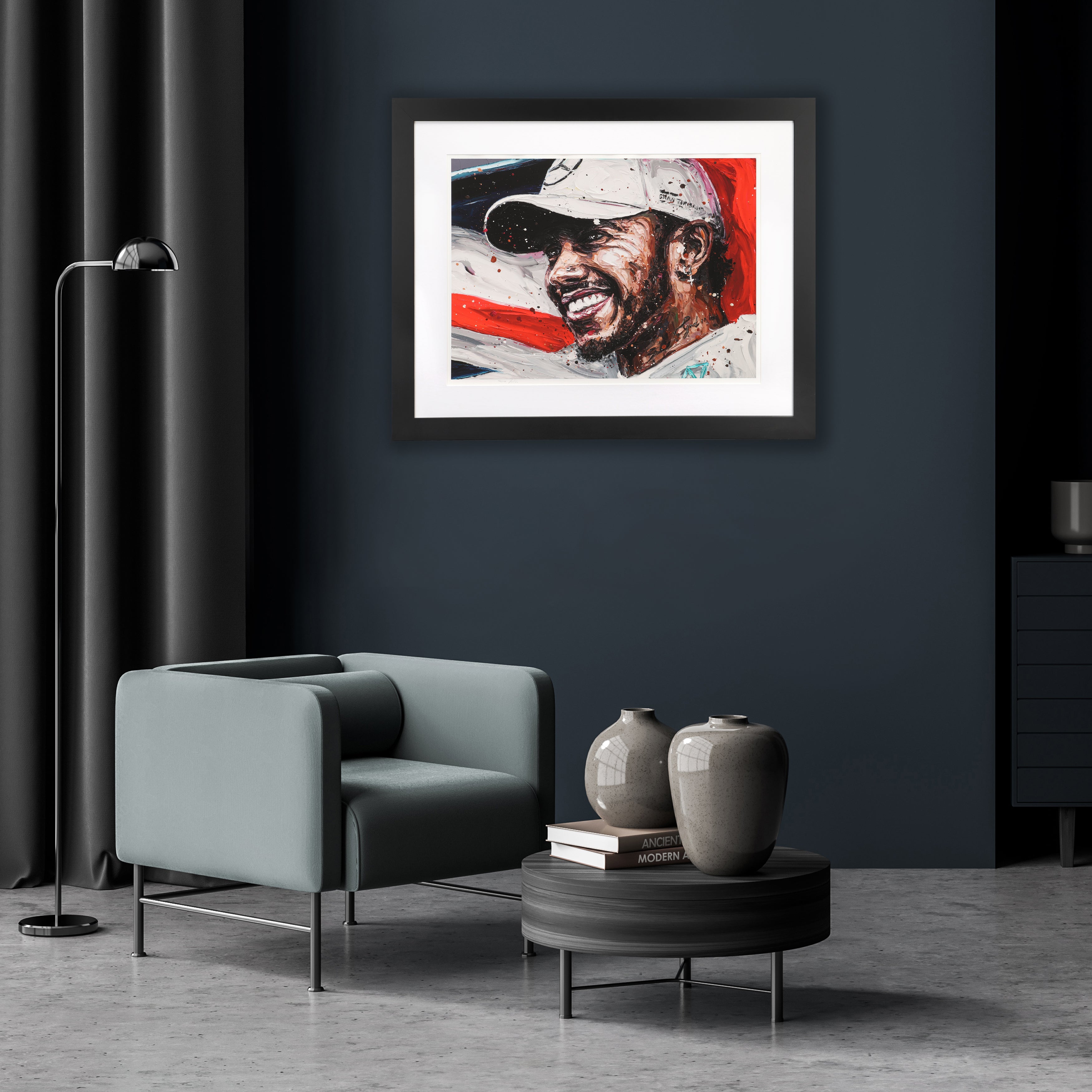 Lewis Hamilton 2018 'World Champion' Print - Paul Oz