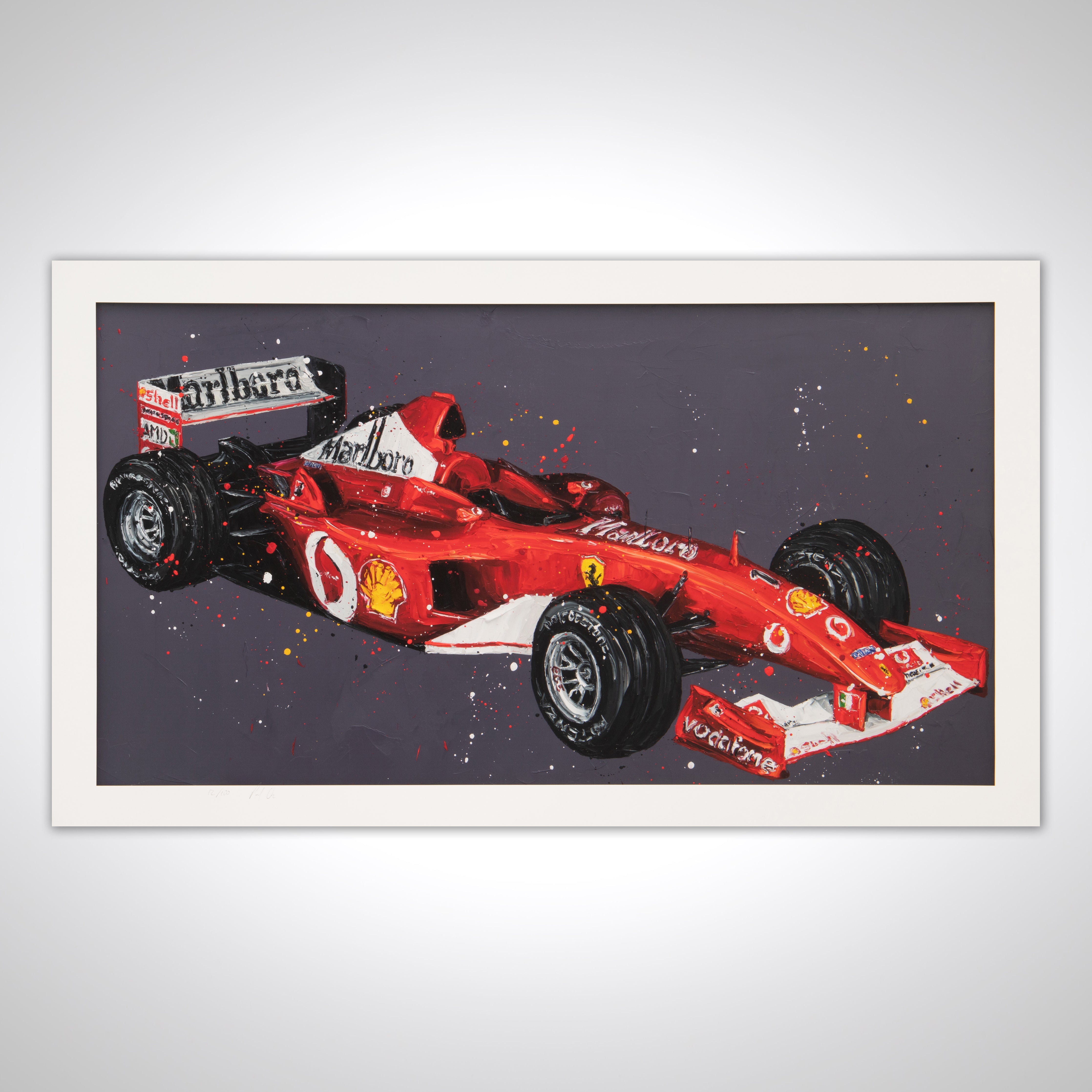 Michael Schumacher ‘Ferrari’ Print - Paul Oz