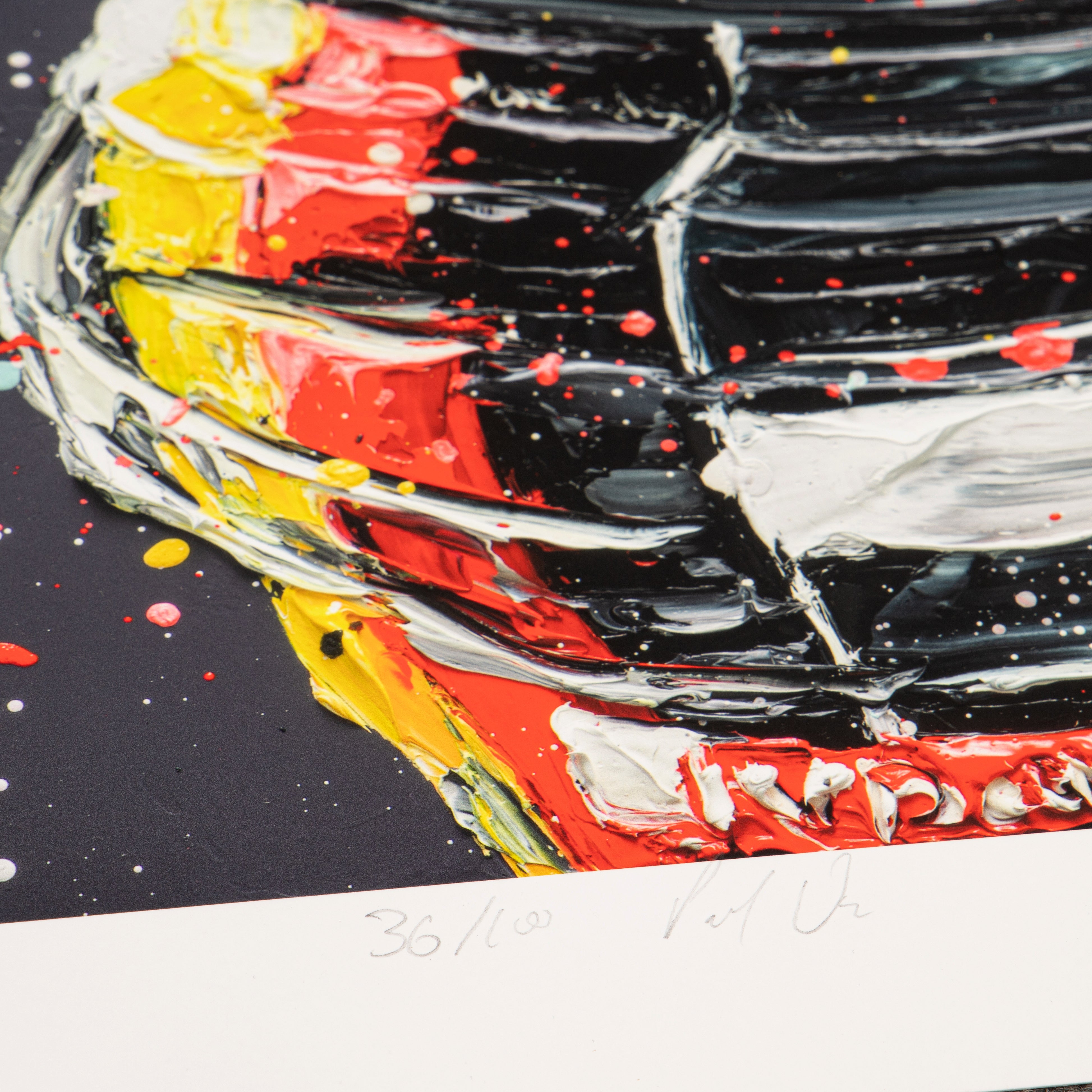 Sebastian Vettel 2018 'Helmet' Print - Paul Oz