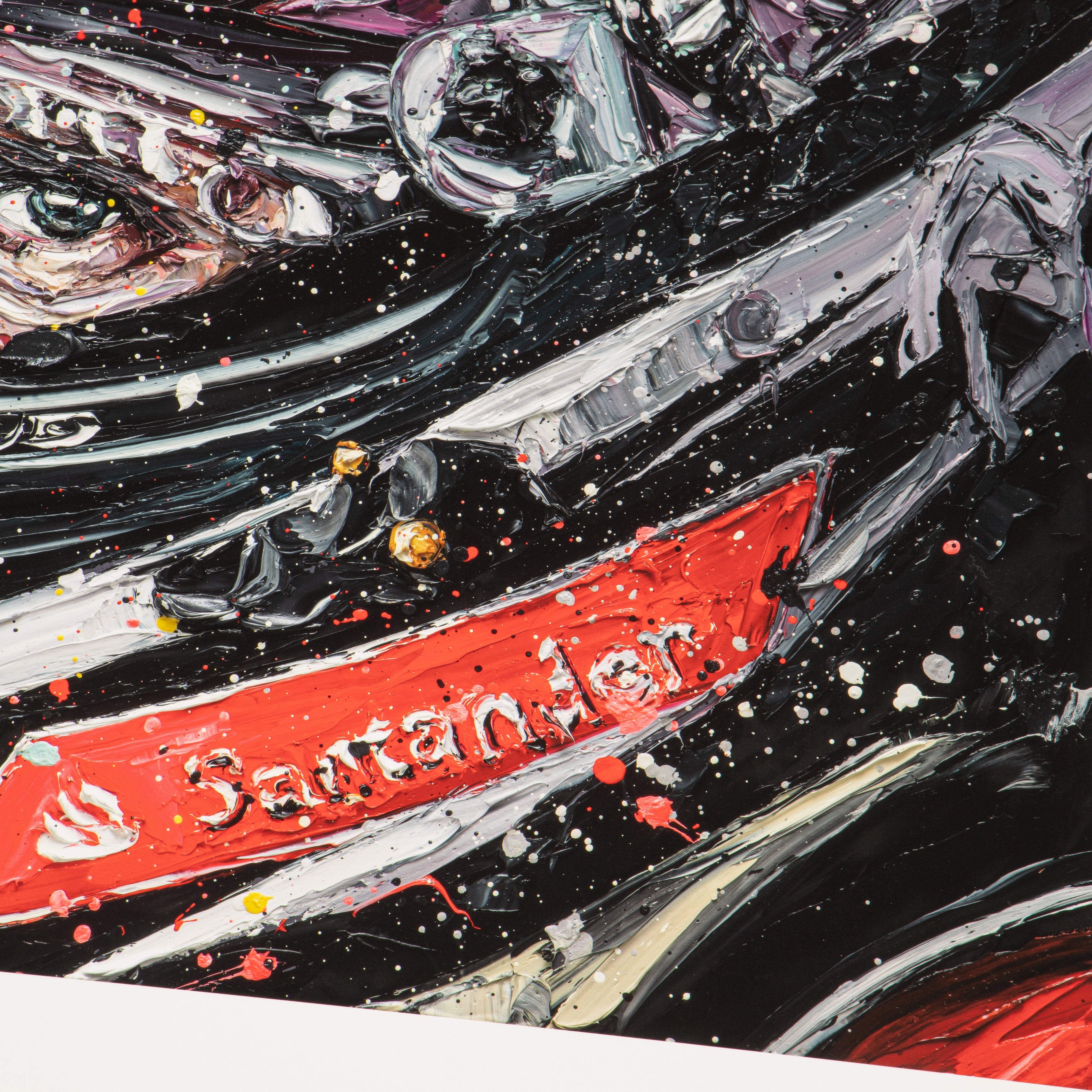 Paul Oz Sebastian Vettel 'Helmet' Print - Paul Oz