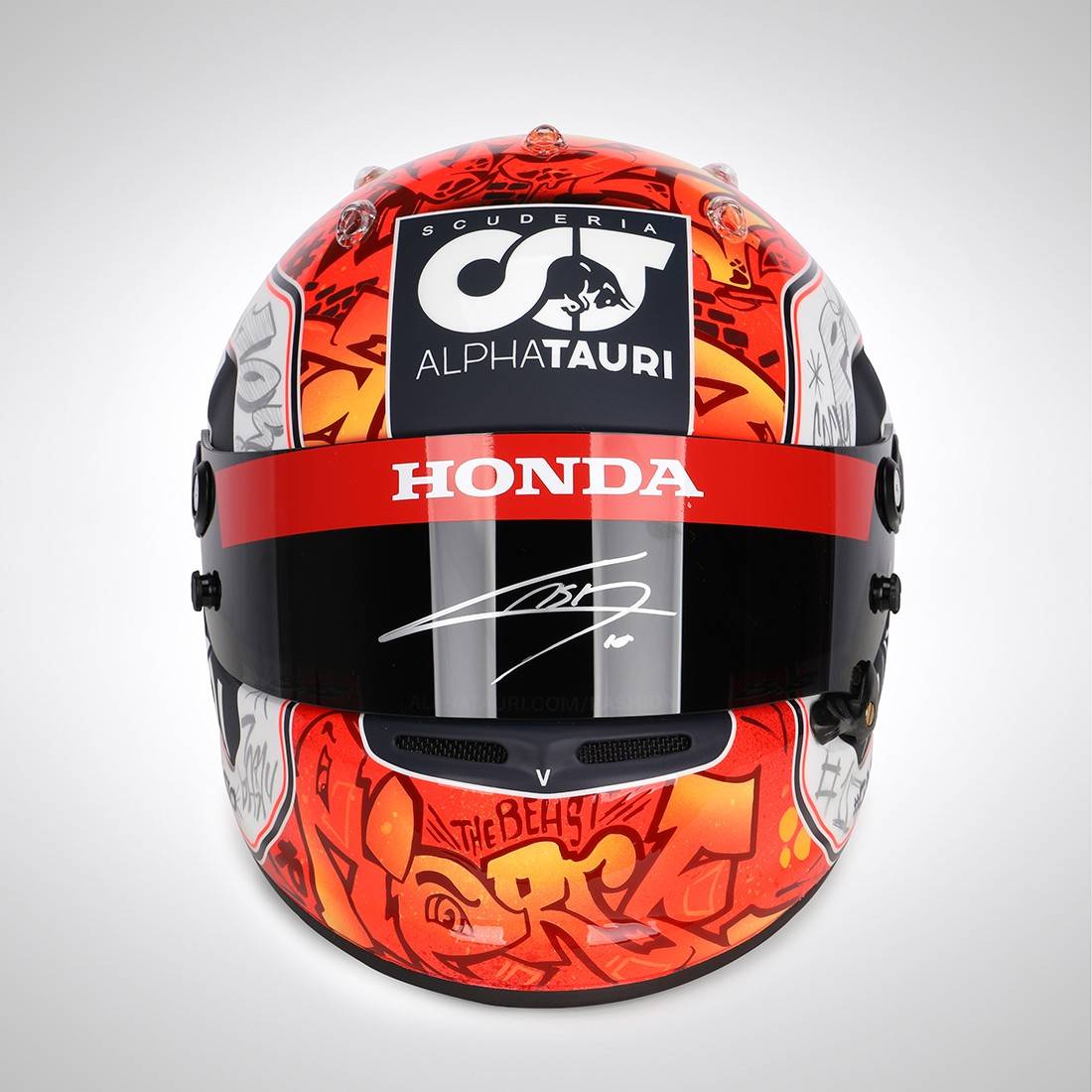 Pierre Gasly 2020 Signed 1:1 Italian GP Promo Helmet
