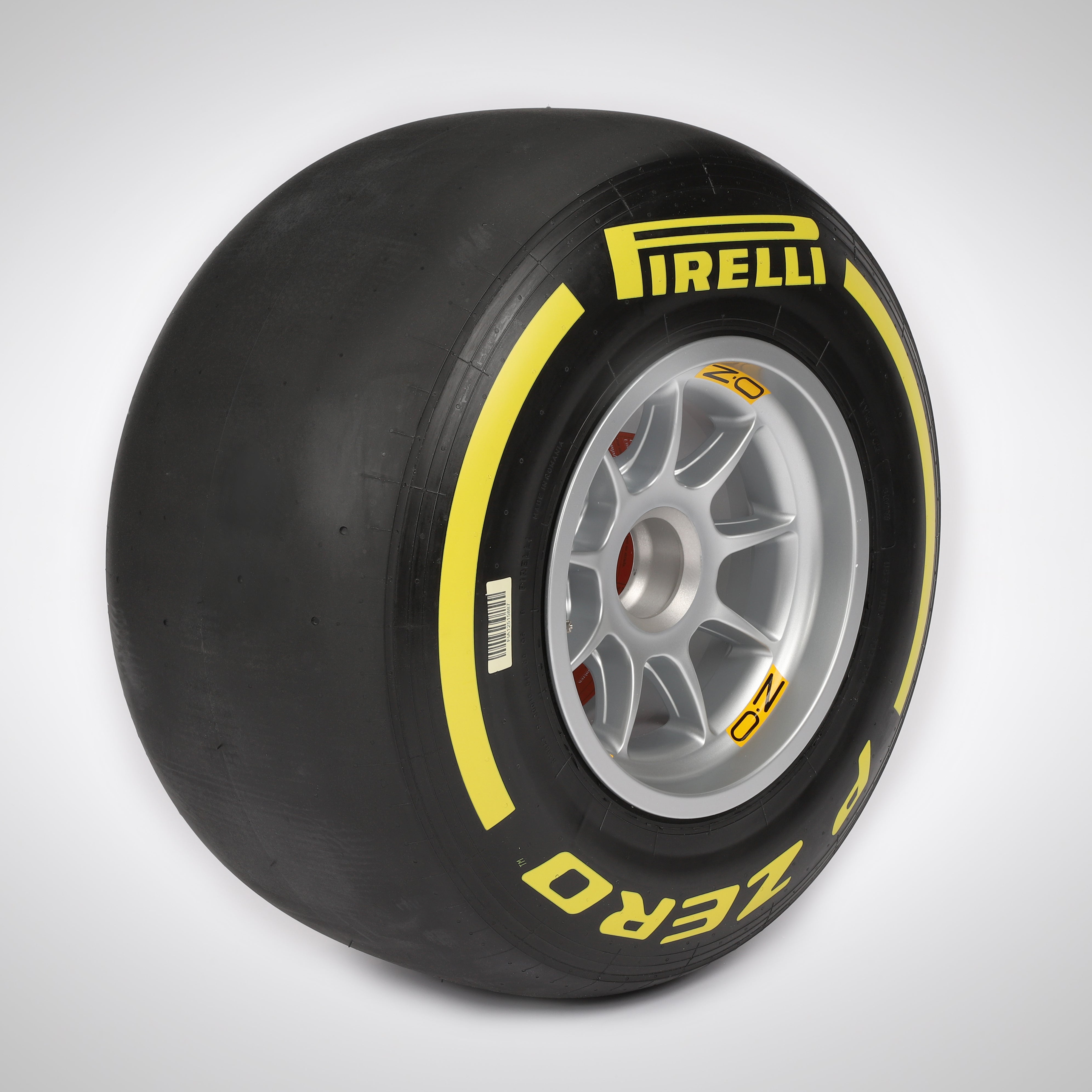 Pirelli Pre-2017 Wheel Rim & Tyre Table - Yellow Compound