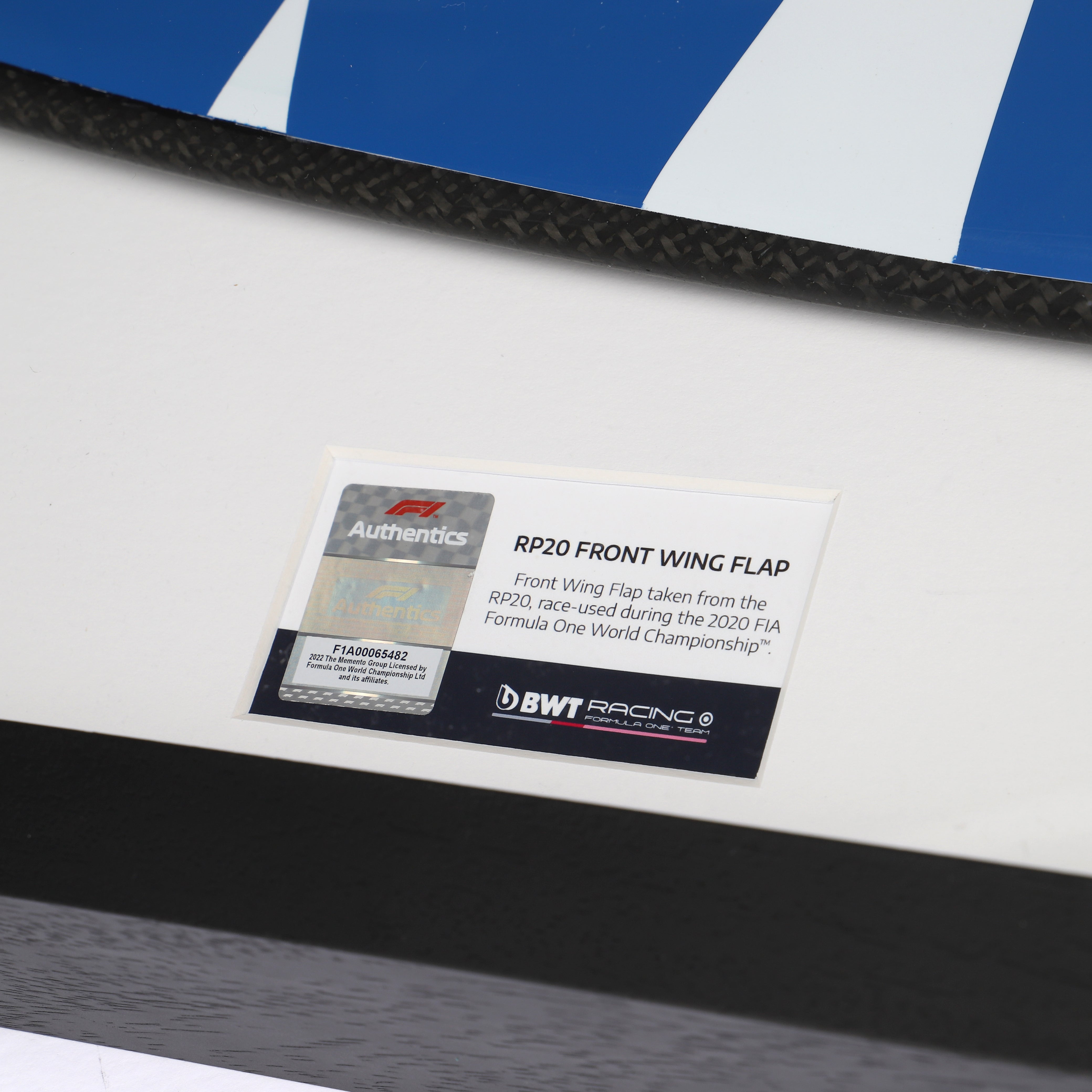 BWT Racing Point F1 Team 2020 Right-Hand Front Wing Flap