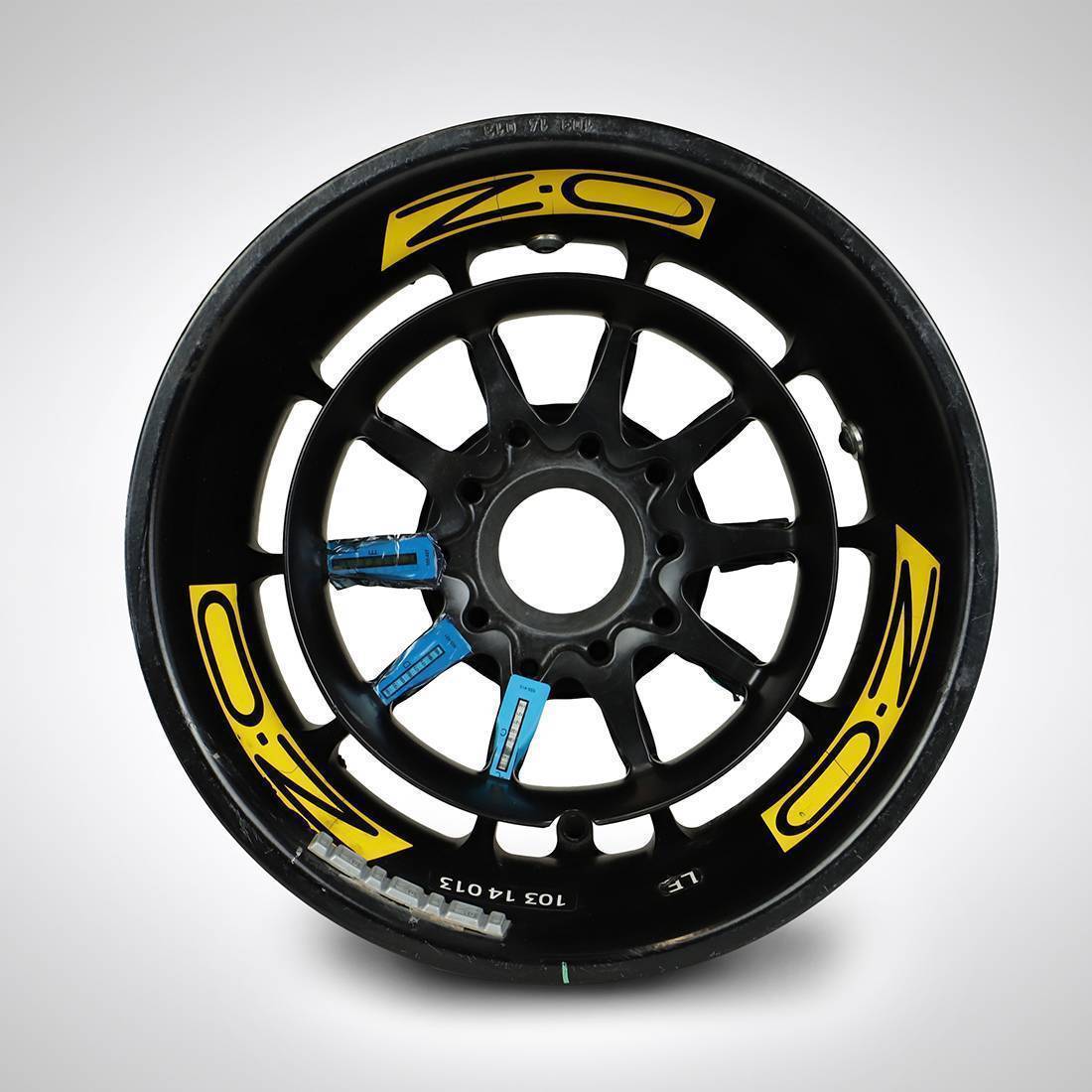 Auction LOT 032 - Renault F1® Team 2016 Front Wheel Rim Table