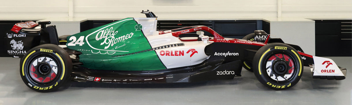 2022 Alfa Romeo F1 Team ORLEN Official Show Car - Azerbaijan GP Livery