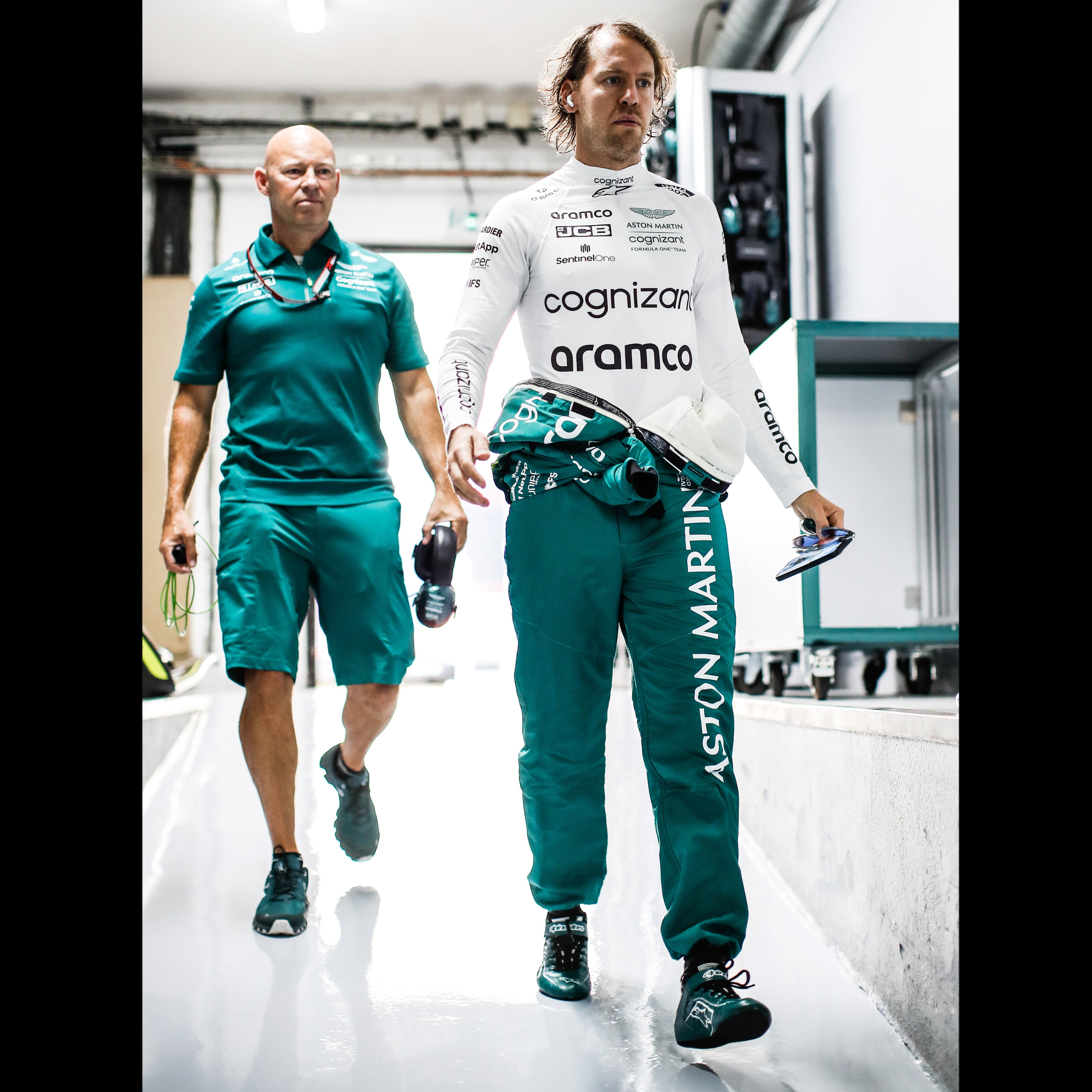 Sebastian Vettel 2022 Replica Aston Martin Cognizant F1 Team Race Boots