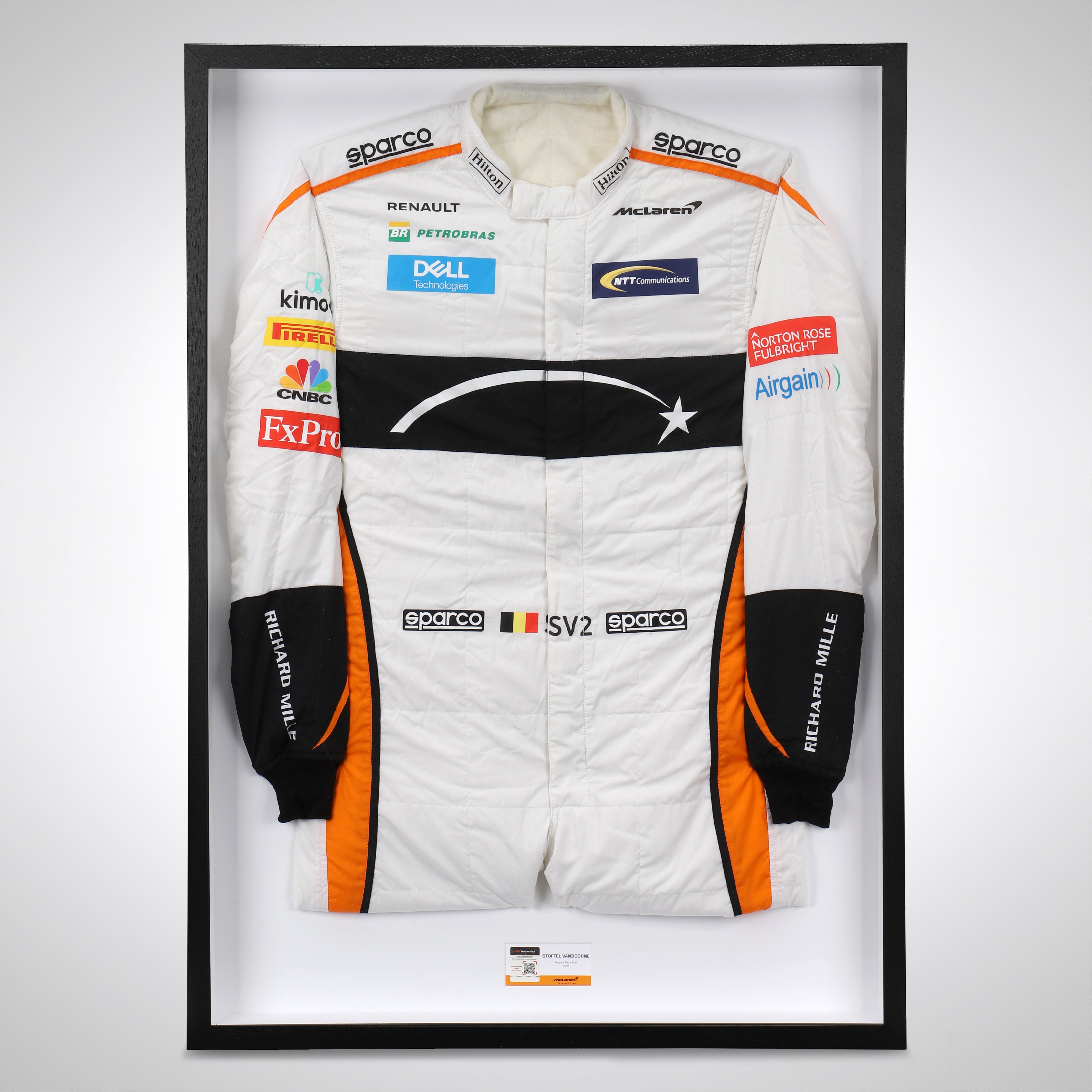 Stoffel Vandoorne 2018 Replica McLaren F1 Team Race Suit