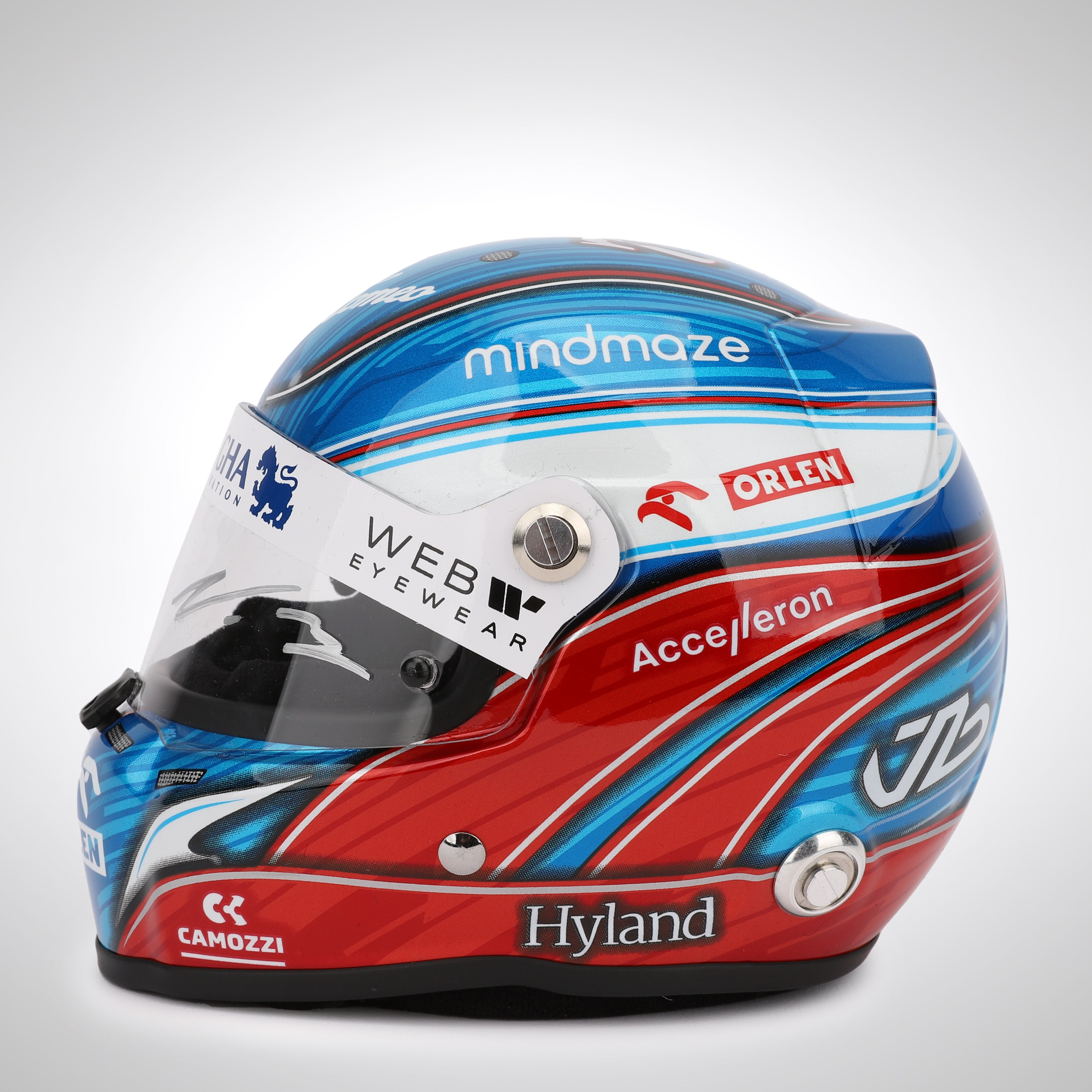 Valtteri Bottas 2022 Signed 1:2 Scale Helmet