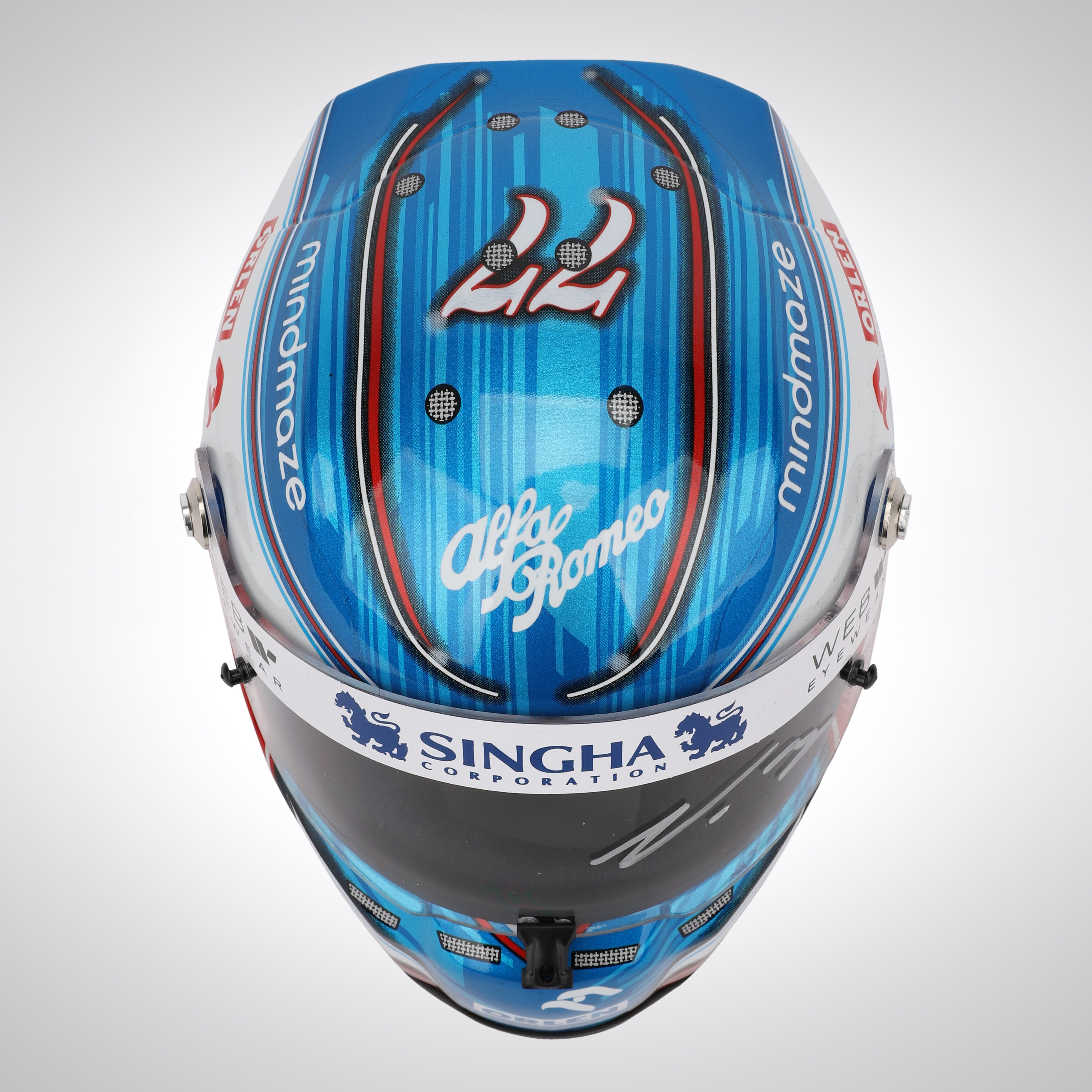 Valtteri Bottas 2022 Signed 1:2 Scale Helmet