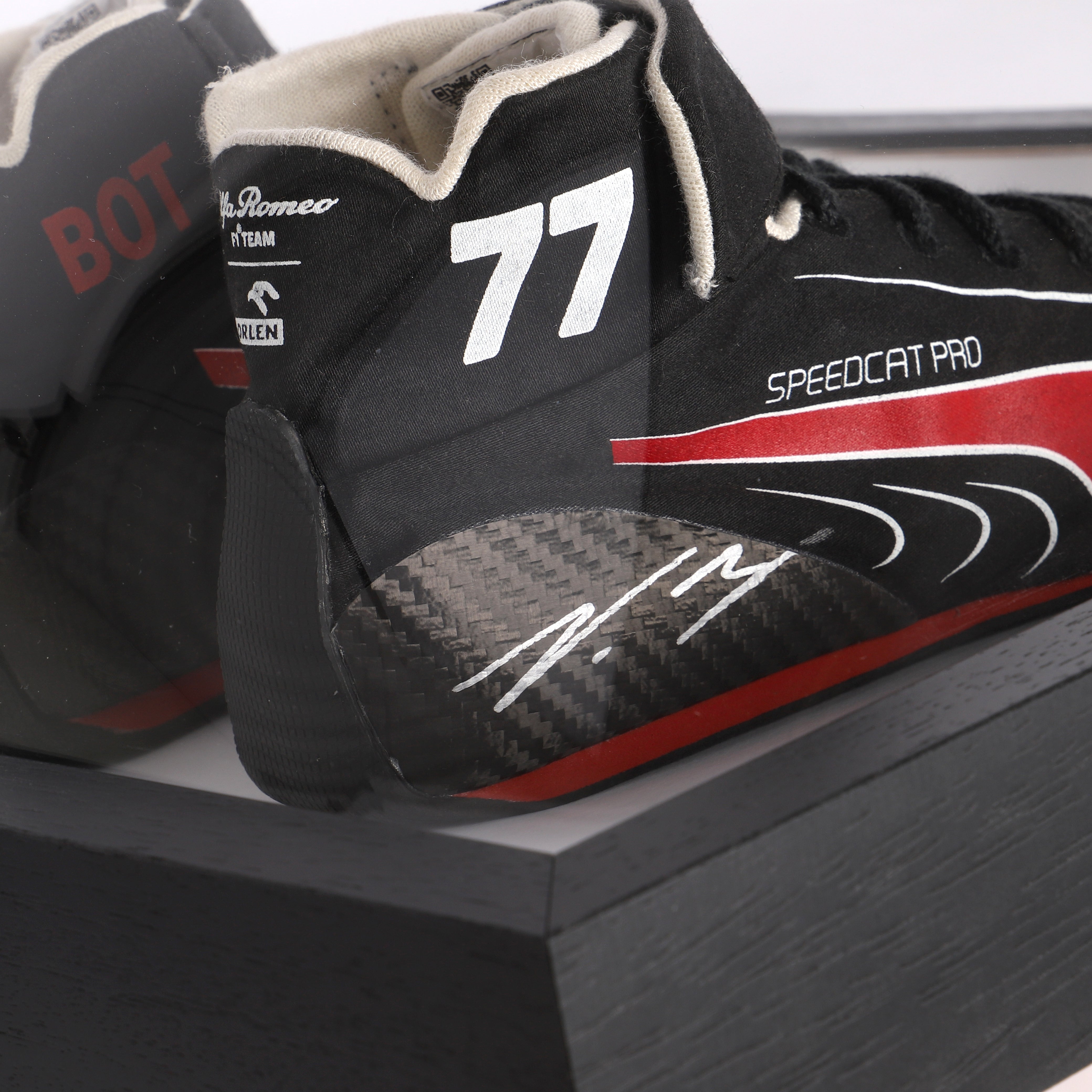 Valtteri Bottas 2022 Signed Replica Alfa Romeo F1 Team ORLEN Race Boots