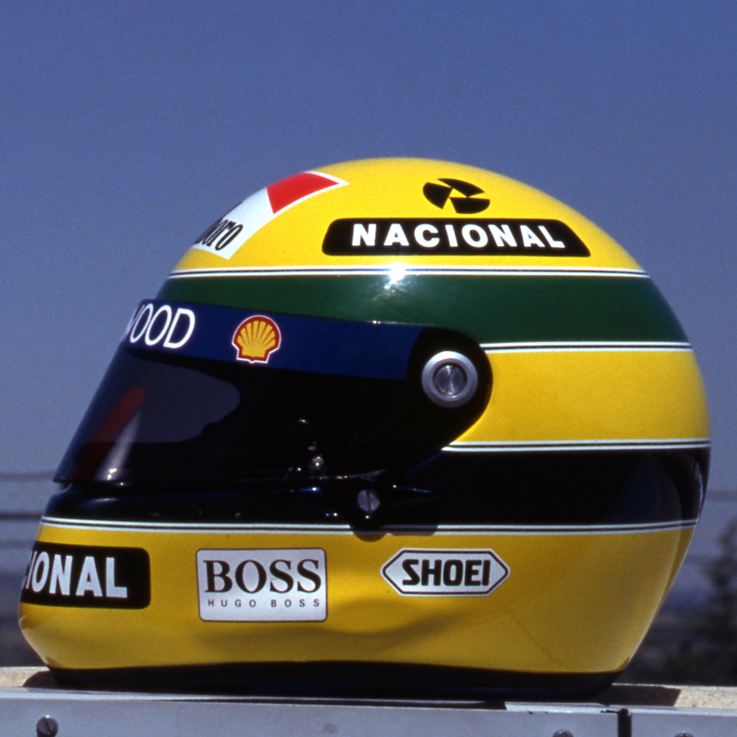 Ayrton Senna 1993 European GP Official Replica Helmet – F1 Authentics