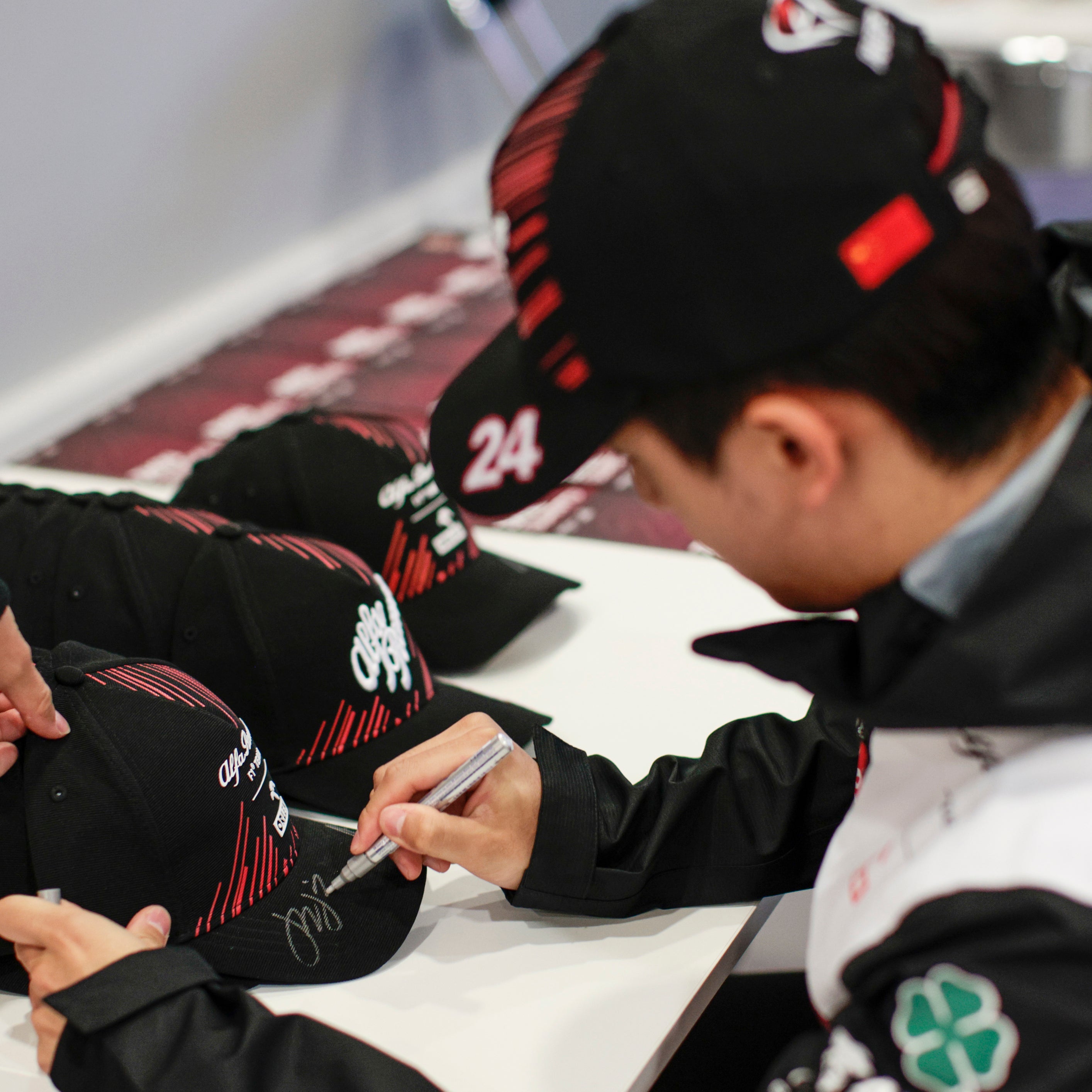 Zhou Guanyu 2022 Signed Alfa Romeo F1 Team ORLEN Cap